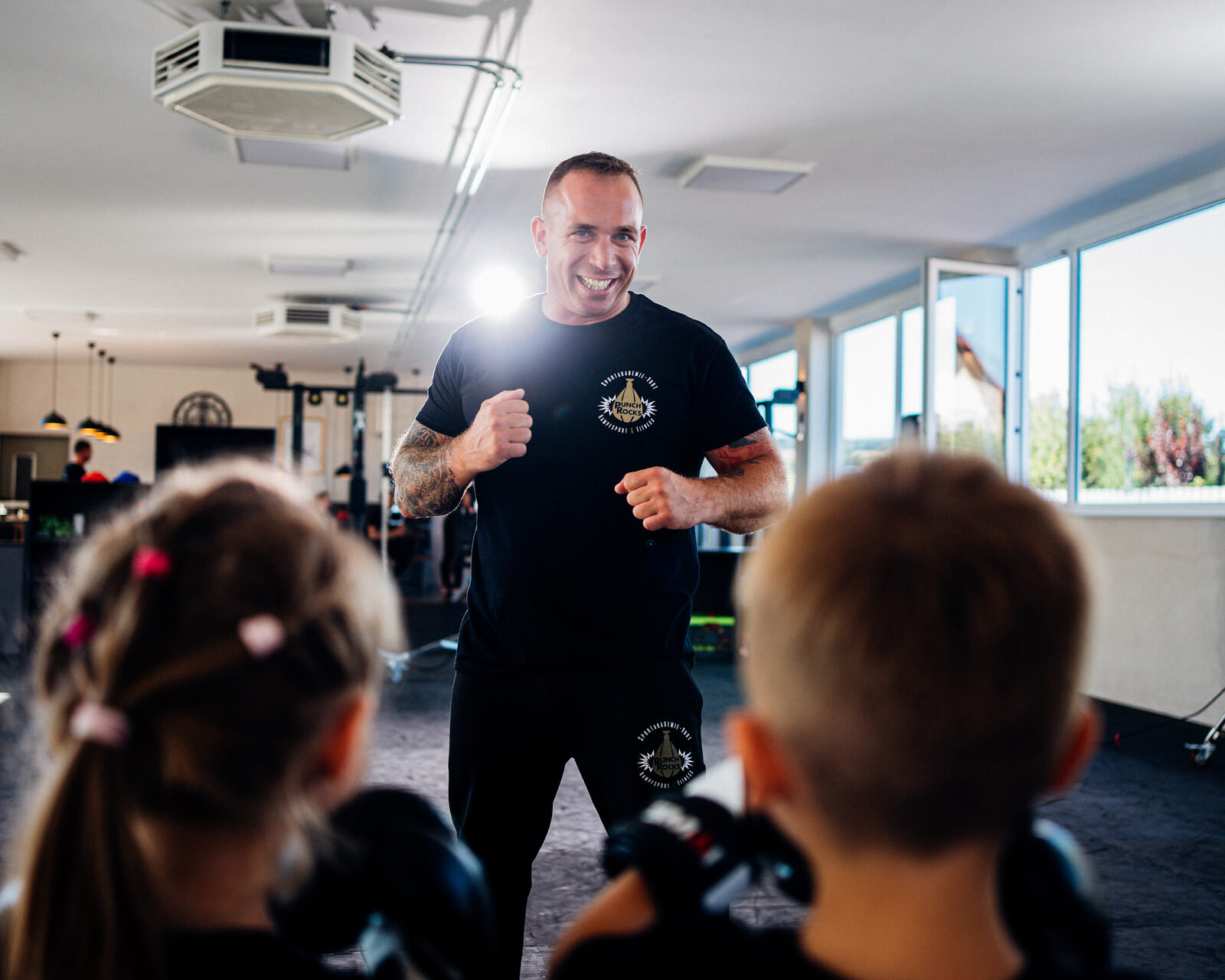 Bernfried Vogt in der Sportakademie Vogt